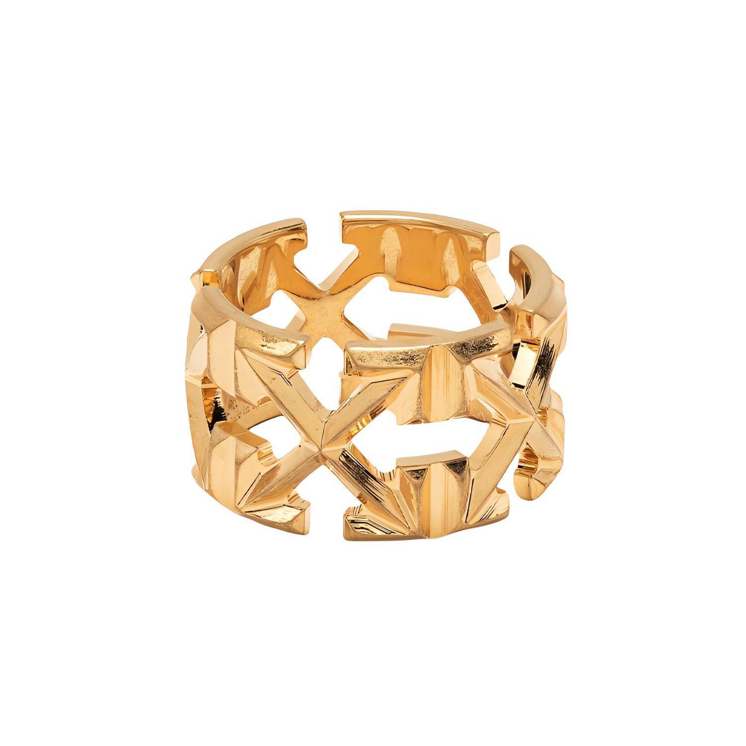 

Off-White Multi-Arrow Metal Ring Unisex accessories OWOC007F21MET0027600 Gold,F