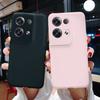 For Oppo Reno 8 Pro Plus 5G Case Simple Colorful Cute Liquid Silicone Bumper For Fundas Reno8 Pro+ Reno8 4G 8Pro Case Back Cover