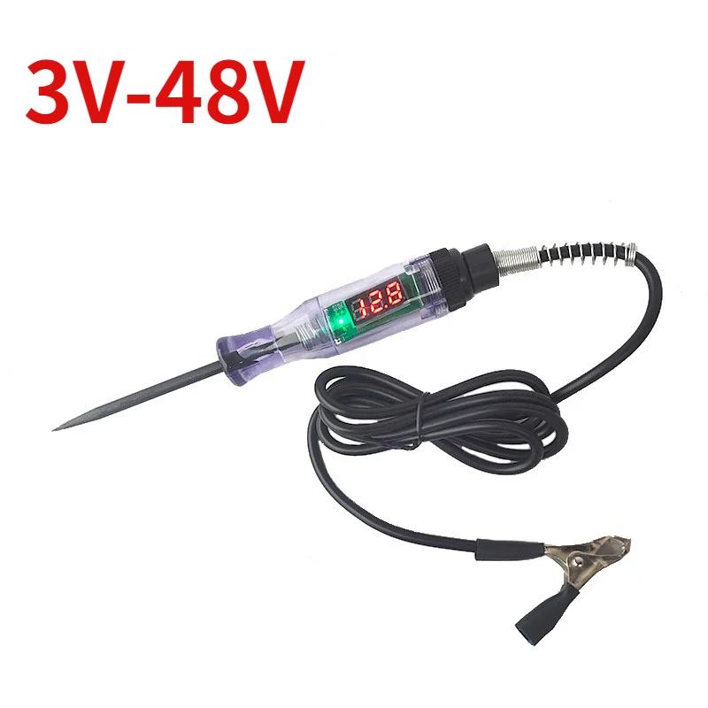 High Quality Auto Circuit Tester Truck Voltage Tester Circuit DC 6V 12V 24V Auto Diagnostic Probe Test Pen  Car Tools