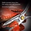 3-Piece Set Ergonomic Handle Crab Cracker Stainless Steel Lobster Cracker Seafood Tools Set  Nut