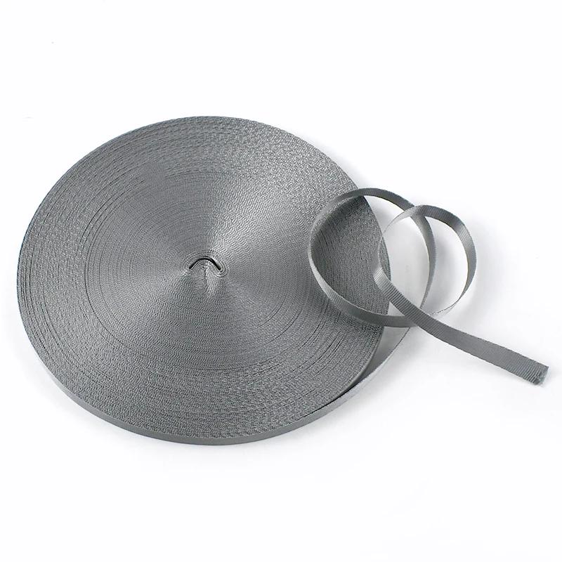 Meetee 45Meters 10mm Nylon Webbing Belt Straps Decorative Ribbon Band Lanyards Bias Binding Tape DIY Handmade Sewing Accessories