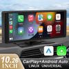 10.26 Inch Car Stereo Radio Wireless Carplay Monitor Android Auto MP5 Player Touchscreen Bluetooth Vehicle Player