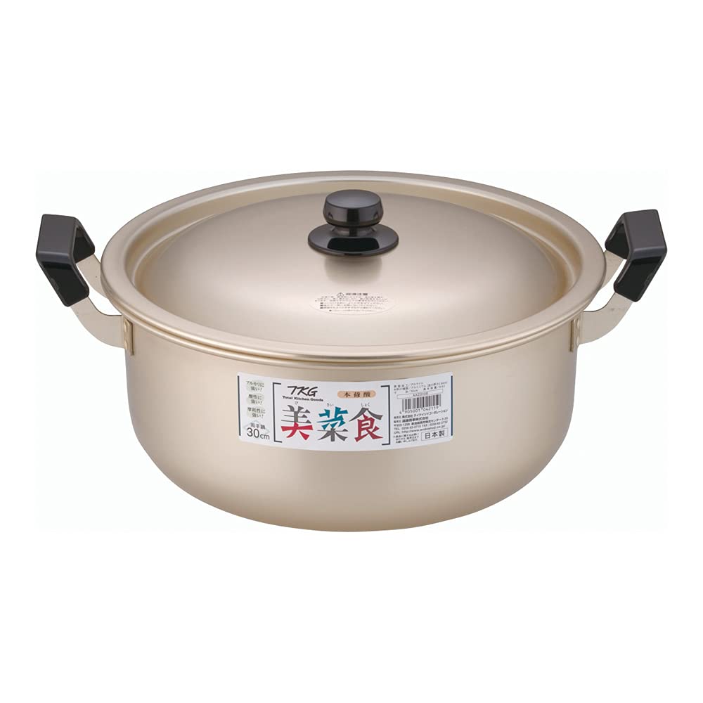 Endo Shoji 30cm Double-Handled Pot, Authentic Oxalic Acid, Minashoku, Aluminum, AAZ0108, Made in Japan