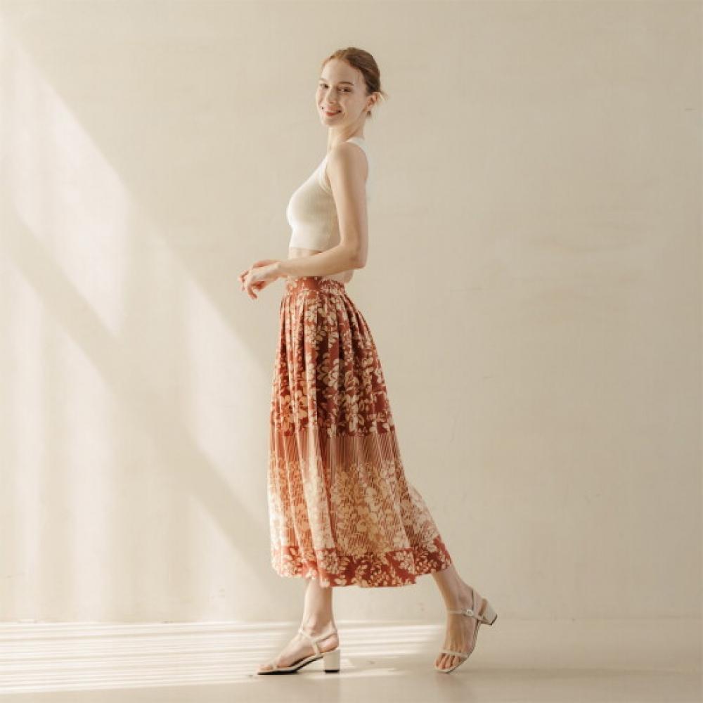 L Affair poLonaise Brick Pintuck Skirt Lwkgask0206 Bc