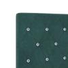 Storage Bed with Mattress Dark Green 90 X 200 Cm Velvet