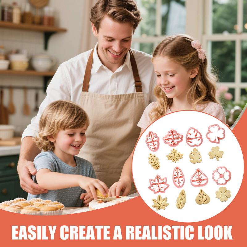 

Leaf Cookie Mold Cute Pie Crust Cutter Pressable Fondant Mould For Clay Handicrafts Set Of 8 Pastry Fudge Making Shapes China Mainland