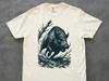 Linocut Wild Boar Shirt, Vintage Forest Hog Tee, Comfort Colors Wildlife Graphic, Woodcut Boar Lover Gift