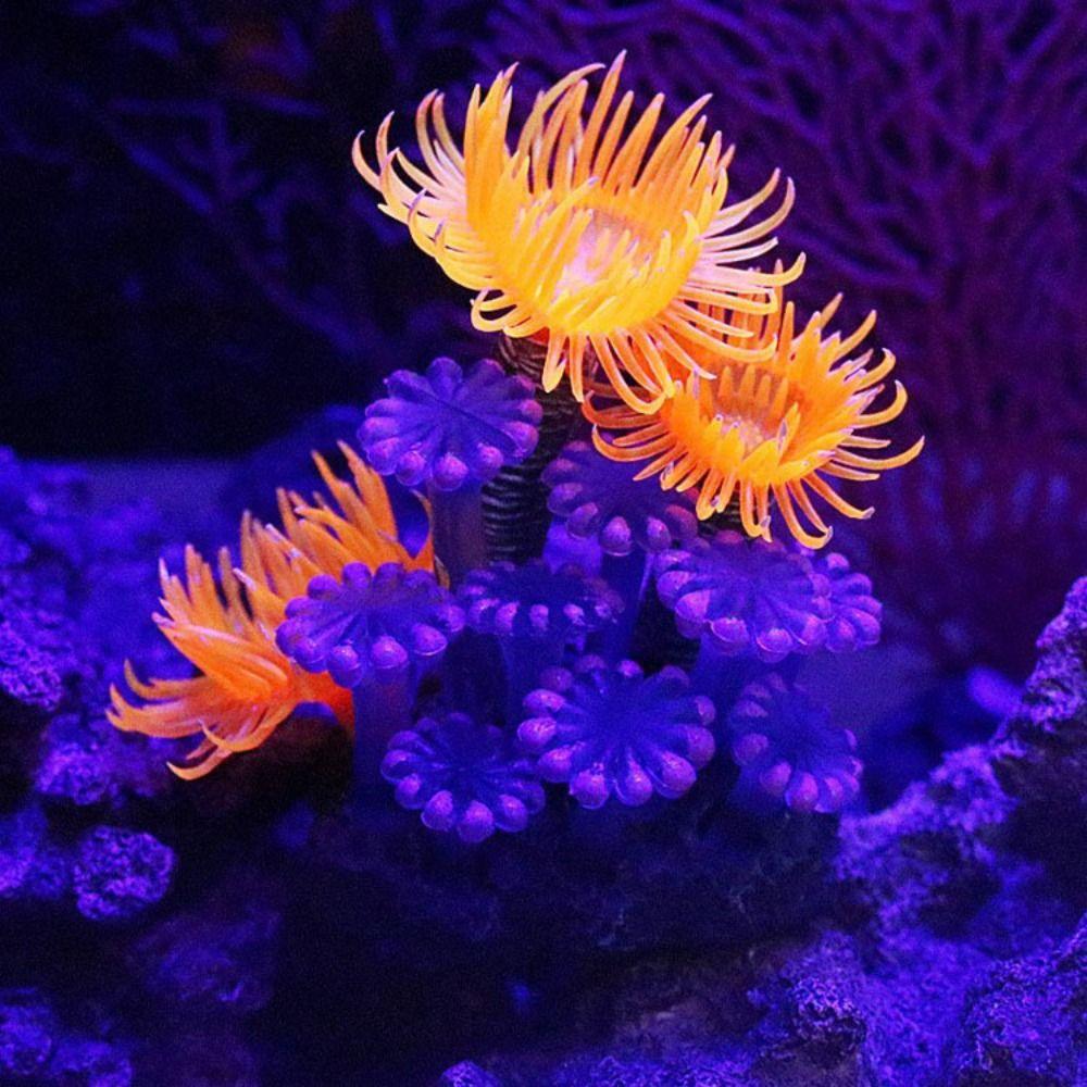 Aquarium Accessories Silicone Coral Reef Stone Artificial Coral Fake Coral Fish Tank Decoration