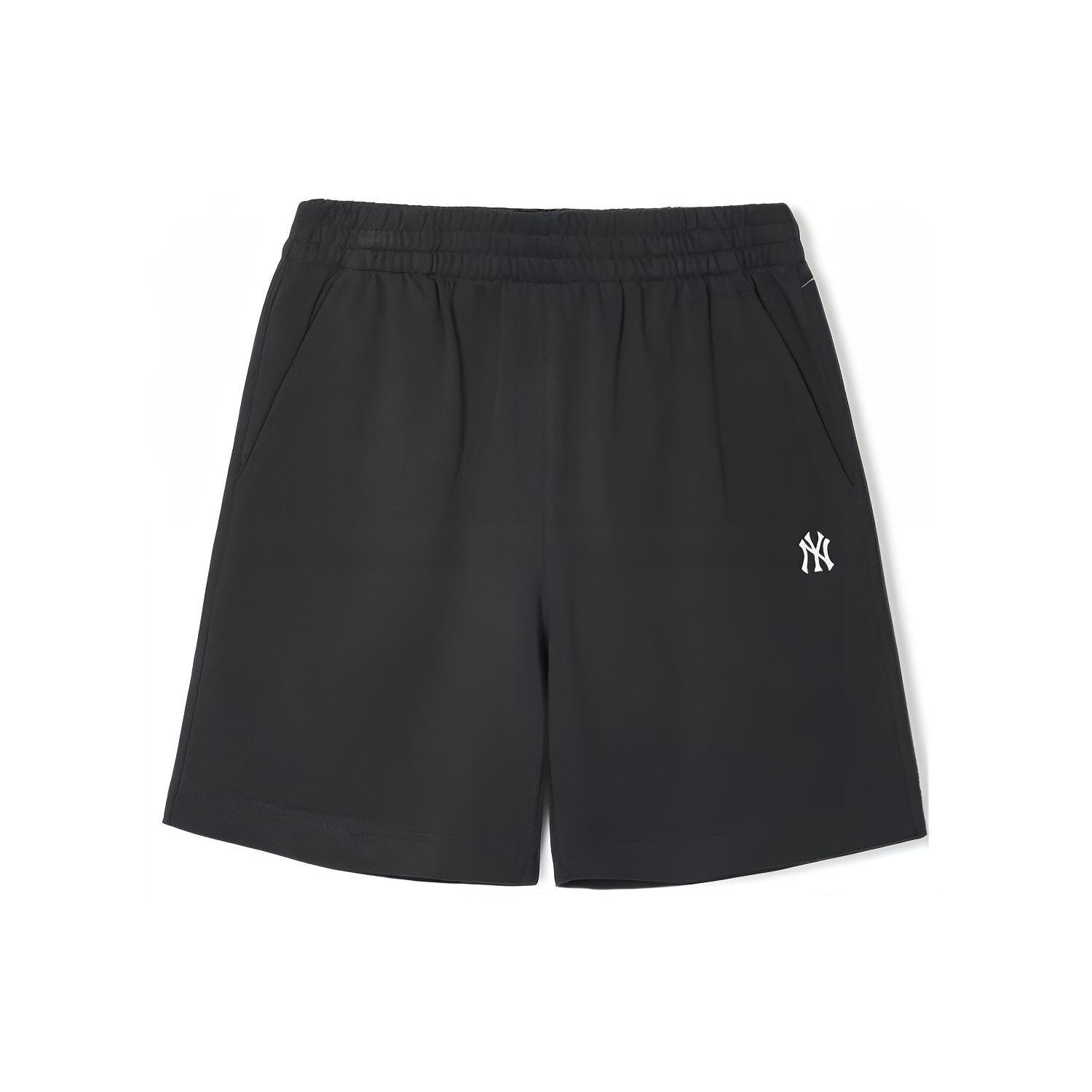 MLB Casual Shorts Unisex Black Moderate 3ASPB0143-50BKS XS