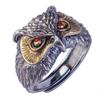 Trendy Retro Eagle and Owl Head Index Finger Ring