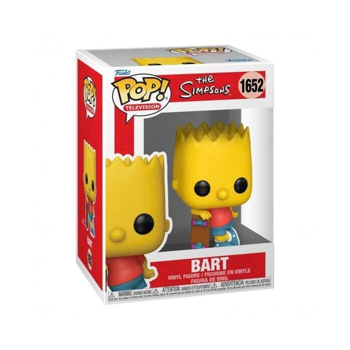 Figurine - Funko - Pop TV Simpsons S10 - Bart - Jaune - Garantie 2 ans