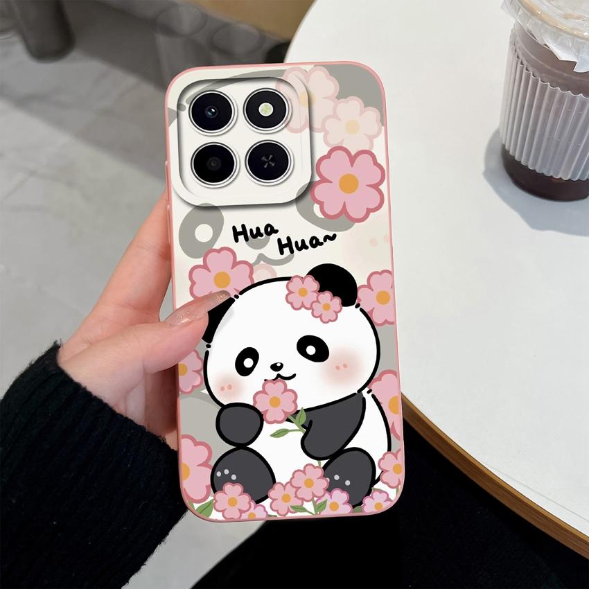 Für Huawei Honor X6C X7C 400 Pro Lite Handyhülle Hübsche rosa Wolkenmuster Flüssigsilikon Neu aufgerüstete Fallschutz-Schutzhüllen Für Huawei Hülle