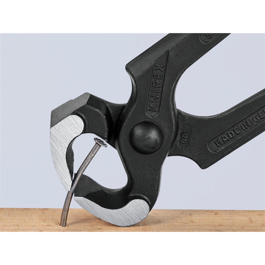 Knipex Hammerhead Style Carpenter's Pincers Plastic Coated Grip 210mm