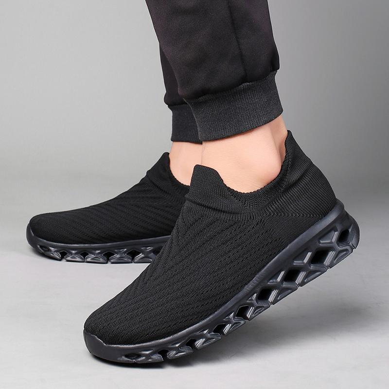 Мужская модная дышащая легкая уличная обувь для спорта и отдыха большого размера — фото 12