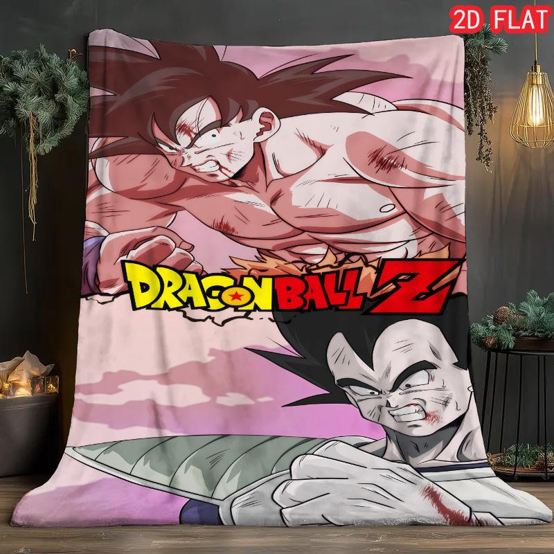 Dragon Ball Game Room Blanket Lightweight Warm Flannel Blanket for Gaming Leisure Relax THW