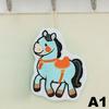 Cartoon Cute Pony Hand Towel Coral Fleece Home Kitchen Wipes Horse Thickened Hanging Absorbent Towels For Bathroom Home Decor