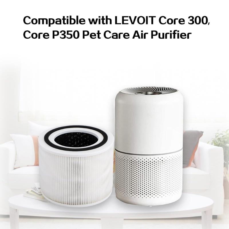 2 PCS Plastic Air Cleaners Filter Part Air Purifier Filter Plastic Air Cleaners HEPA Filter Accessories for Core 300RAC