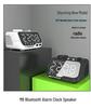 K11 Wireless Alarm Clock: Bluetooth Speaker, LED Mirror, USB Phone Charging, Smart Radio