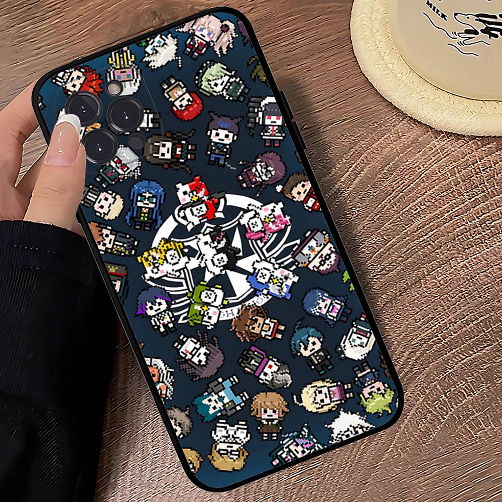 Anime Game D_DanganRonpaS Phone Case For IPhone 14 Plus 13 Mini 11 16 15 17 Pro Max Protection Shockproof