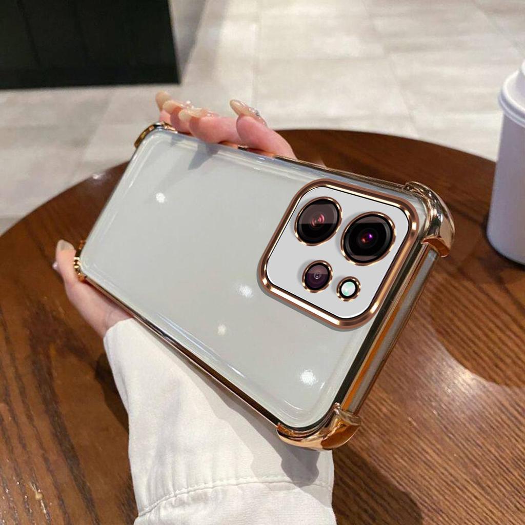Case for OPPO Reno15 Pro Max 5G Electroplated Color Border Clear Phone Casing Cover