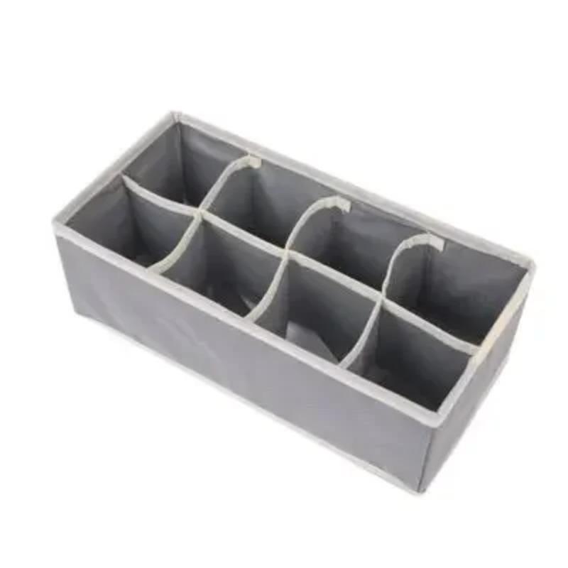 Foldable Underwear Storage Box with Multi-Size Drawer Partitions for Organized Wardrobes