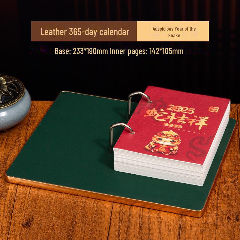 2025 Retro National Style Multifunctional Desktop Weekly Calendar