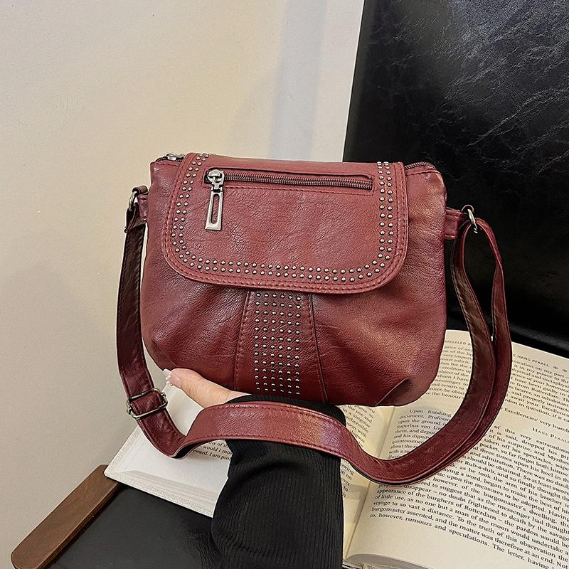 Women's Bag Shoulder Bag Middle-aged Soft Leather Small Bag Mother Bag