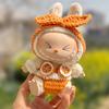 For 17cm Labubu Doll Clothes Fashion Swimwear Clothes Color Match Hoodies Dolls Accessories Cute Decoration Little Cloths