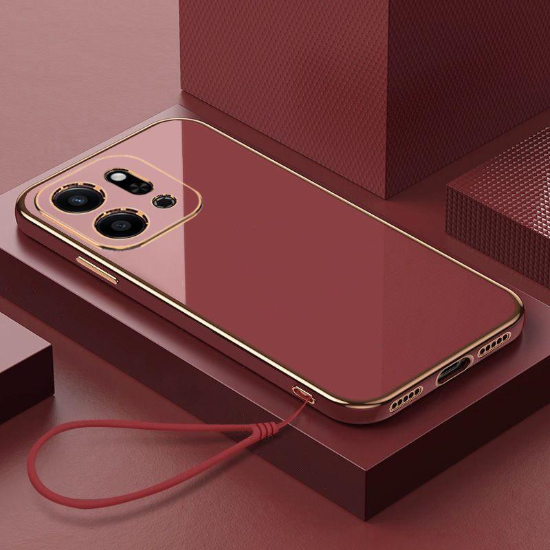 For Honor X7a Case Honor X7A Phone Case RKY-LX1 RKY-LX2 RKY-LX3 Case Luxury Square Plating Shockproof Back Cover