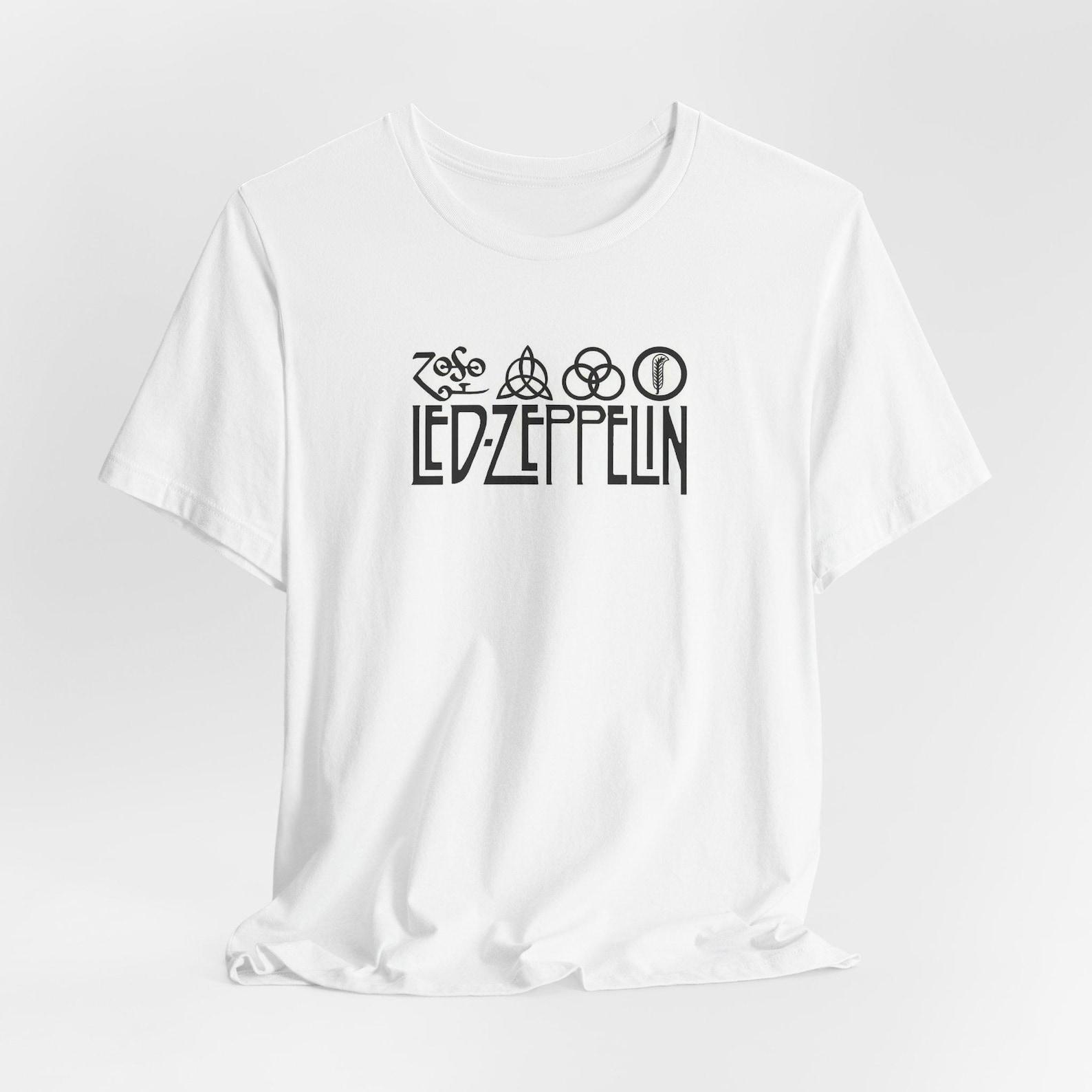 Zoso Symbols T-Shirt, LZ IV Shirt, Four Symbols Tee, Classic Rock Band Shirt, Vintage Music Gift, Bella Canvas S