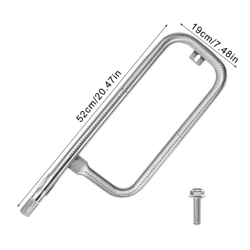 Stainless Steel Heating Set Grills Replacement Part Heating Part Stainless Steel Heating Tube Perfect for Baking Heating