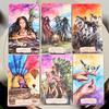 12*7cm Bonestone & Earthflesh Tarot Deck – A Journey Through Myth, Mysticism, and Sacred Landscapes