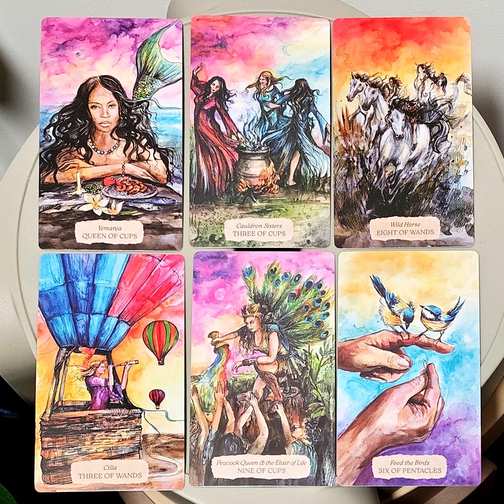 12*7cm Bonestone & Earthflesh Tarot Deck – A Journey Through Myth, Mysticism, and Sacred Landscapes