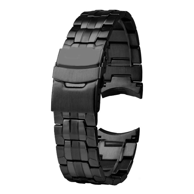 

Для чоловічого годинника Casio EF-550 з нержавіючої сталі Серія EDIFICE 5051 EF-524D Браслет Водонепроникний Силіконовий Гумовий Ремінець 22 мм 22mm