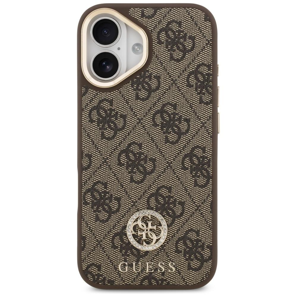 Guess Funda 4G Strass Logo y Correa Grande Para Iphone 17 Magsafe Metal