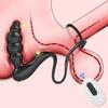 Wireless Remote Anal Butt Plug Vibrator Sex Toy For Men Male Doub Ring Prostate Massager Women Gay Anal Plug Ass Buttplug Adults
