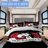 Retro Rock Poster Pattern Bedding,Quilt Set Quilt Cover Pillowcase Home Birthday Gift (1*duvet cover+2*pillowcase,without core)SSJT0917544