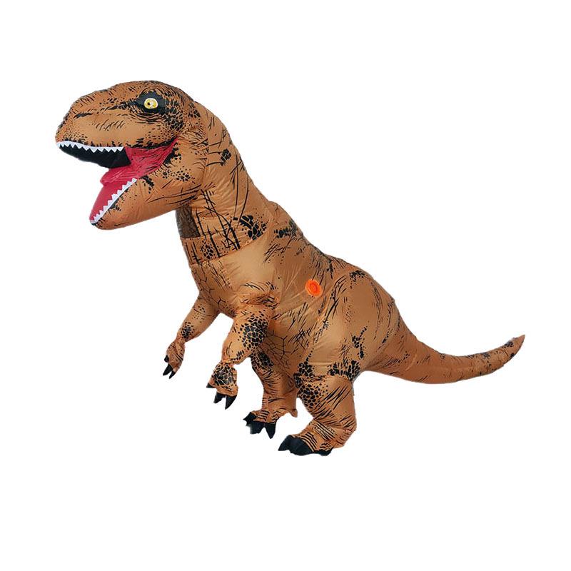 Dětský legrační kostým maskota dinosaura - Tyrannosaurus Rex Halloweenské představení Rekvizity