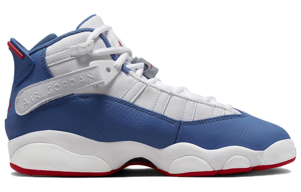 Air Jordan 6 Rings 'White True Blue' GS 323419-140