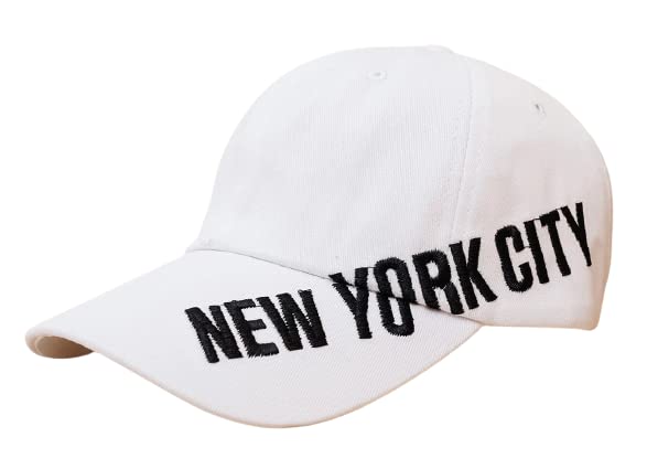 

Sproutsy Women s New York City Cap, Korean Design, Deep Fit (White)