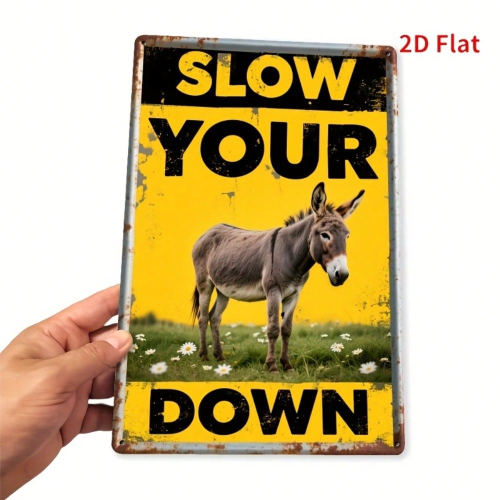 Retro Metal Paintings, Furniture, Living Room Decoration 20x30cm