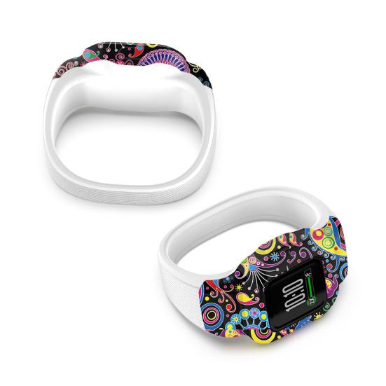 Watch Band Waterproof Soft Silicone Printing Wrist Strap Replacement for Garmin Fit JR3/Vivofit Jr.3