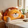 Cartoon Bedside Soft Upholstered Backrest Cushion for Children's Tatami or Girls' Bedroom, 2026 Anti-Collision Pillow.