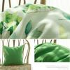 Double Sided Waterproof Printing Pillowcase Fresh Green Leaf Dot Home Sofa Pillowcase Japanese Cushion Cover