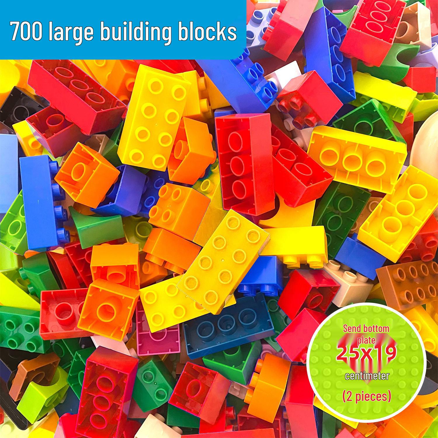 

Великі будівельні блоки для дітей 4-6 років - Сумісні з Lego, Ідеальні для раннього навчання та творчої гри