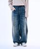 Pillogeulaem Plg Balloon Wide Denim Pants