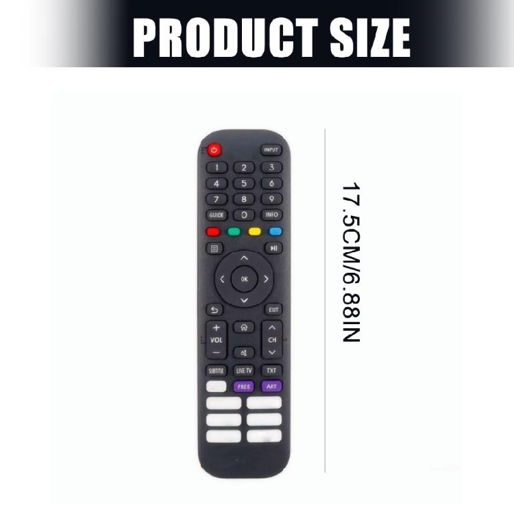 Multifuntional TV Remote Easy Operation Remote Controller Suitable for Multiple Models Ergonomic Grip Responsive Keypad