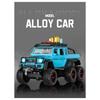 Travel Version 1/24 Benz G63 6*6 Tyre Alloy Pickup Car Model Diecasts Metal Toy Off-Road Vehicles Car Model Sound Light Kids Gift