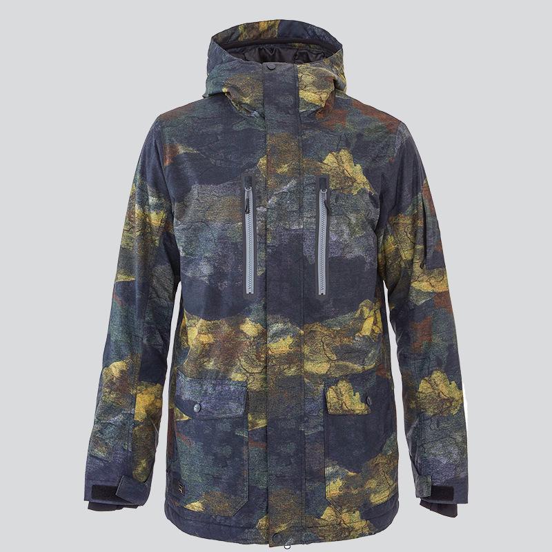 

Men s Windproof Waterproof Ski Jacket - Warm, Thickened Snow Suit for Outdoor Skiing Small