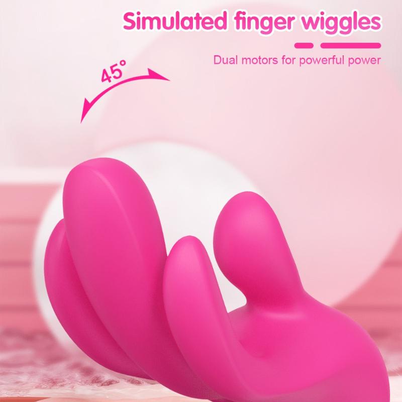 Juguete Sexual Recargable Vibrador Dedo Ondulante para Mujeres Punto G Vagina Vibradores Masturbación Femenina Clítoris Estimulador de Clítoris para Mujeres Adultos Impermeable